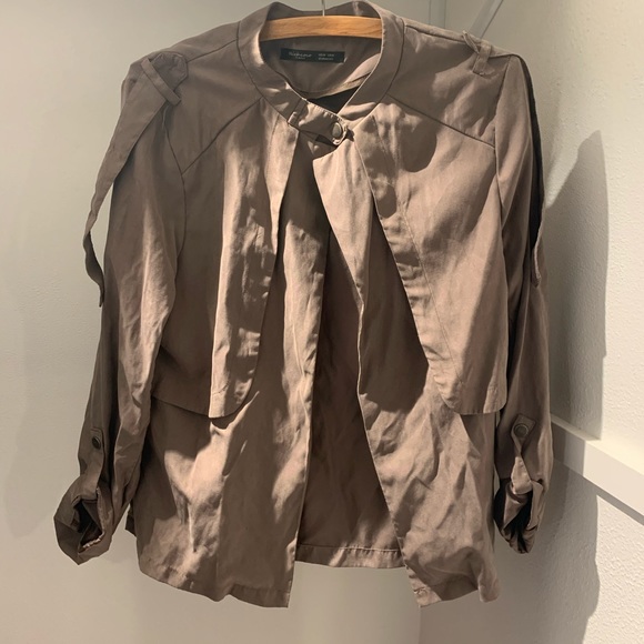 Jackets & Blazers - Taupe Spring Coat